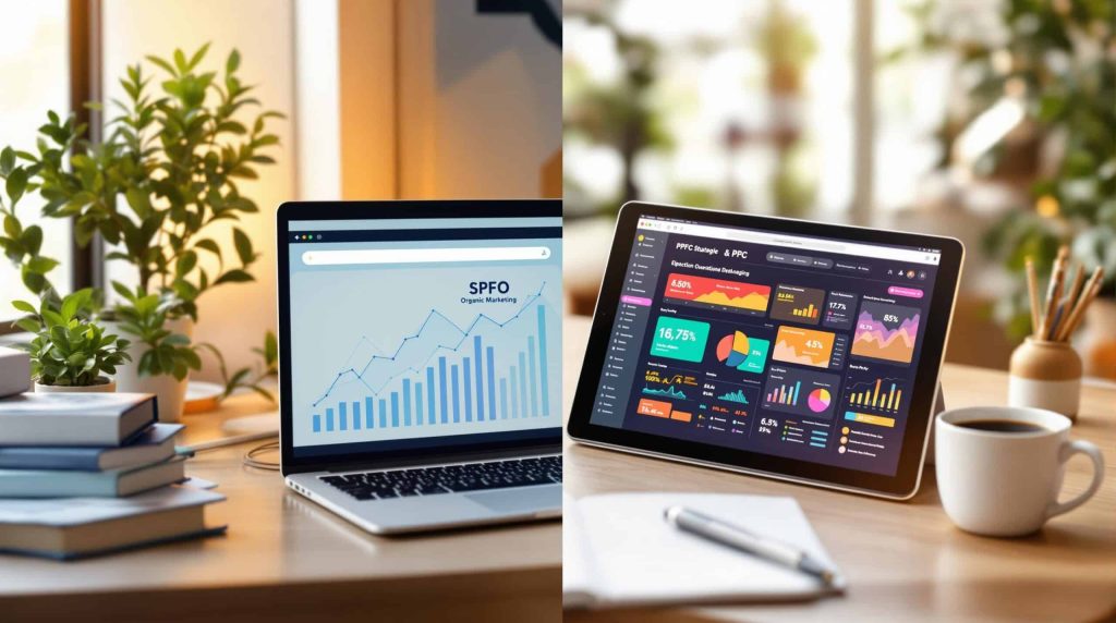 Website development and brand design planning for a service business